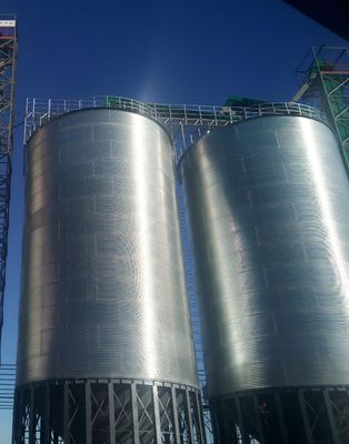 โครงการตั้งตั้ง Steel Grain Silo เพิ่มความจดจําหน่ายในพื้นที่จํากัดด้วยการติดตั้ง 24/7