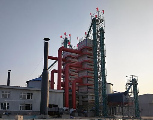 ระบบการแห้งข้าวโพดอุตสาหกรรมที่ประหยัดพลังงาน ด้วยอุณหภูมิอากาศร้อน C 65-160 และการเพิ่มอัตราการบด % ≤ 05