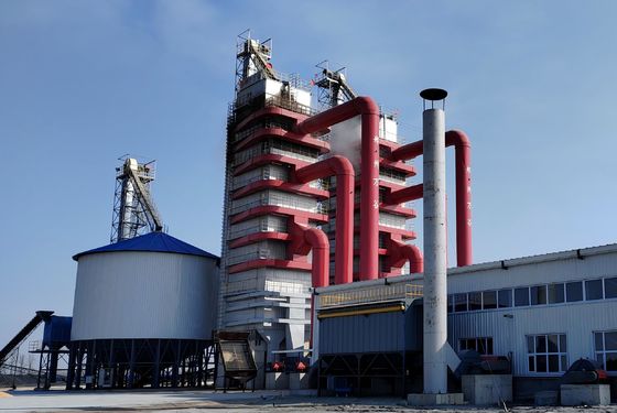 เครื่องแห้งข้าวโพดอากาศร้อนที่สะอาด ความจุในการจัดการ 30-1500 T / D และ ≤ 2% ความไม่เรียบร้อยในการแห้ง