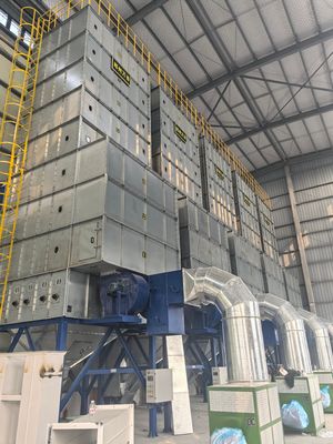 เครื่องอบแห้งเมล็ดพืชแบบใช้พลังงาน 13.05-44.25 กิโลวัตต์ สำหรับข้าวเปลือก ทนทาน ใช้งานได้นาน